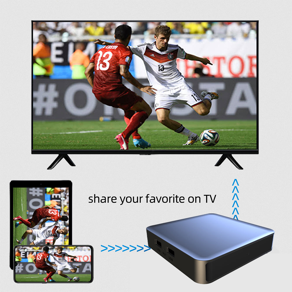 Dernier modèle Dcolor GD2 certifié Google Android 12 TV BOX s905y4 décodeur 4k tv pane